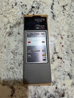 Vintage Vintage ZENITH VCR TV Remote Control